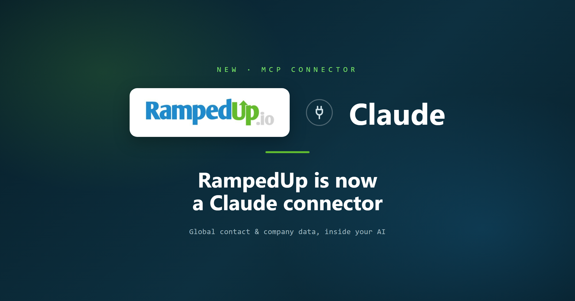 RampedUp is now a Claude connector